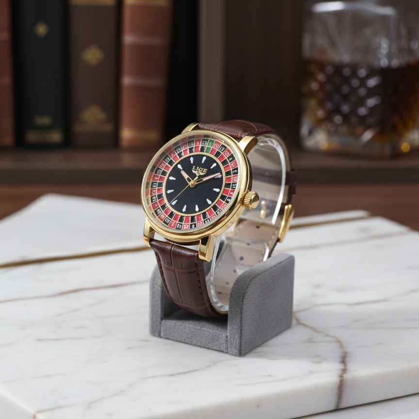 Reloj Lige Ruleta Bola Funcional Premium
