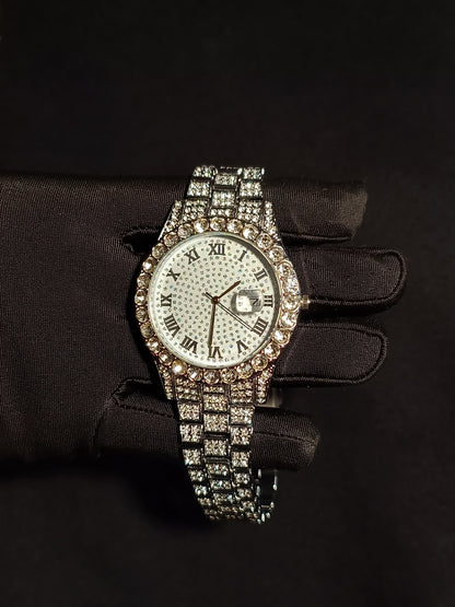 Reloj (Plateado/Blanco)