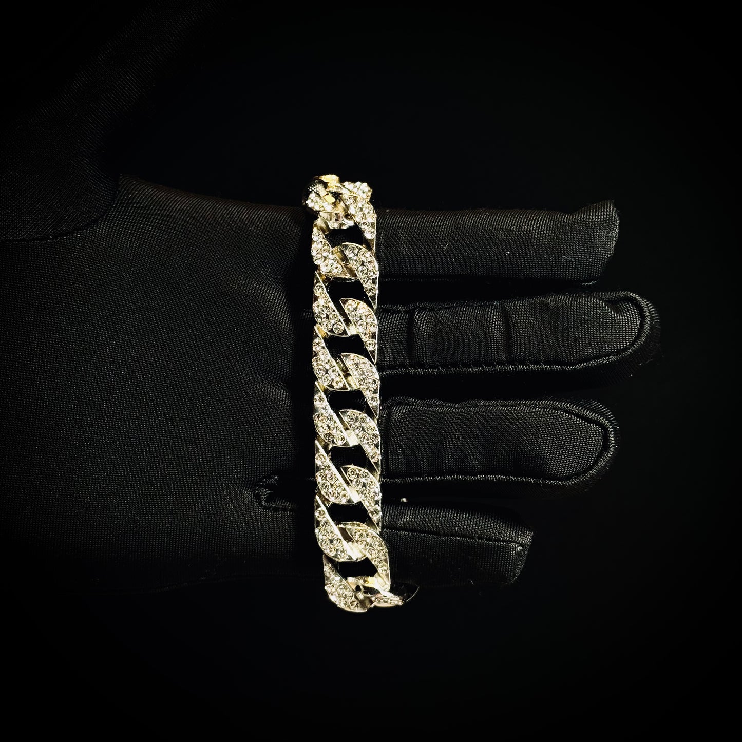 Pulsera Cubana Plateada