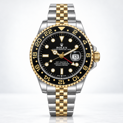 Rolex Semiautomatico Submariner Jubilee Two Tone Cara Negra