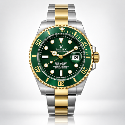 Rolex Semiautomatico Submariner Two Tone Cara Verde