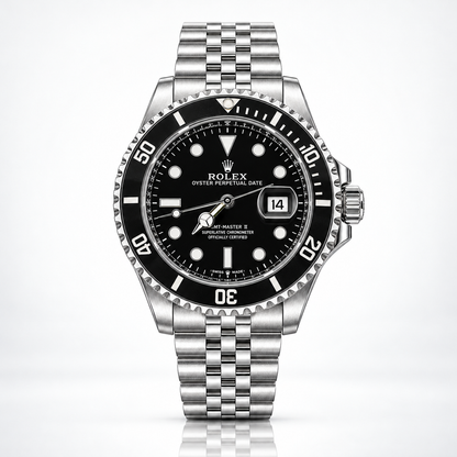 Rolex Semiautomatico Submariner Jubilee Plateado Negro