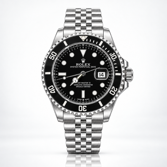 Rolex Semiautomatico Submariner Jubilee Plateado Negro