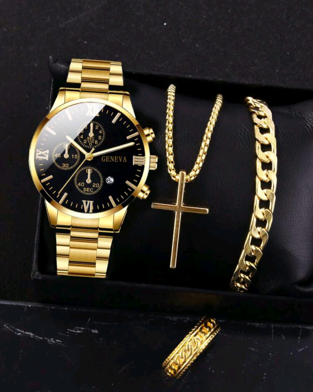 Reloj + Cadena Con Dije + Pulsera. + Anillo Gratis
