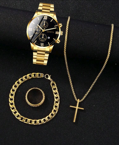 Reloj + Cadena Con Dije + Pulsera. + Anillo Gratis