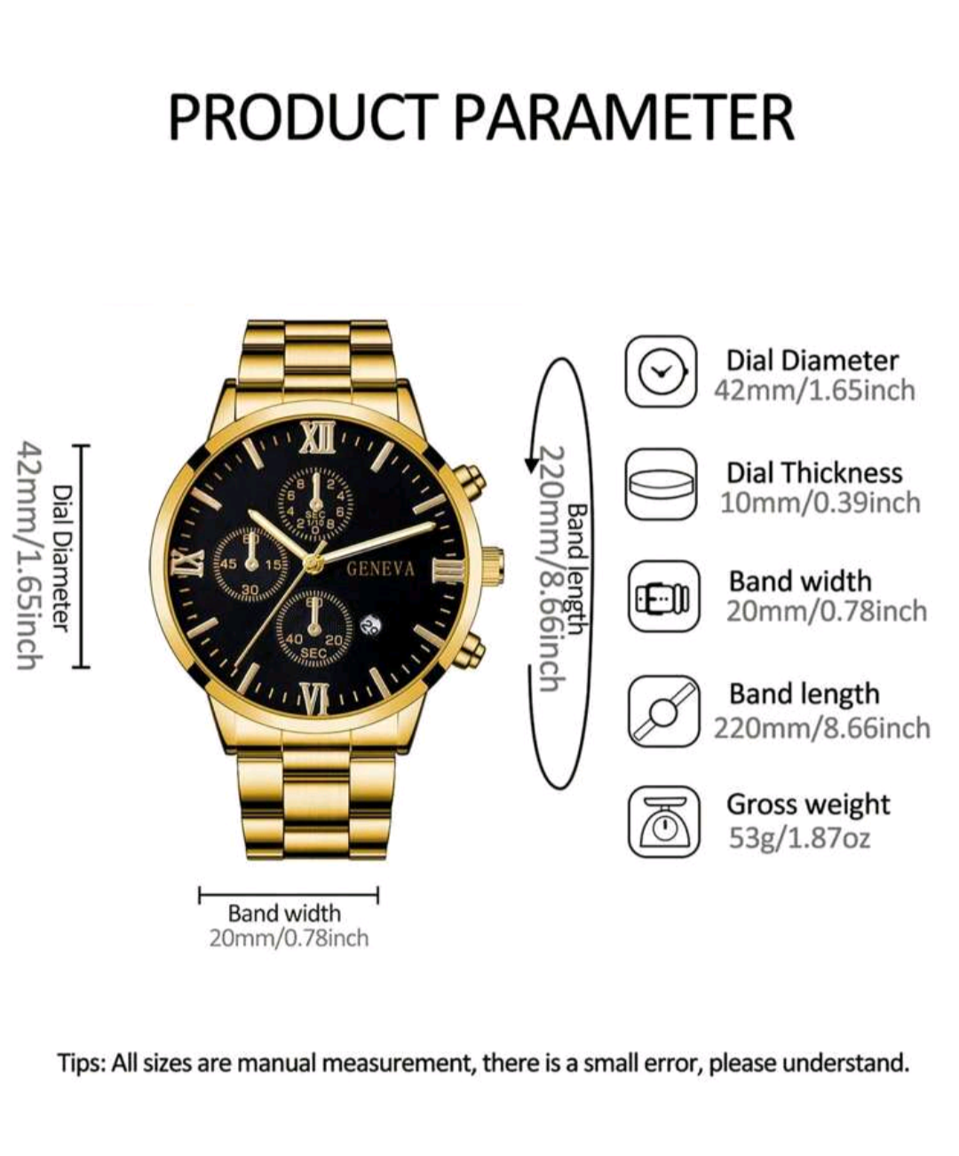 Reloj + Cadena Con Dije + Pulsera. + Anillo Gratis