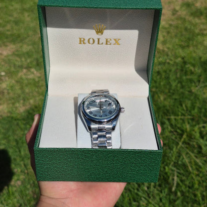 Rolex SemiAutomatico Date day Oyster  (P/B) + Cofre De Lujo GRATIS