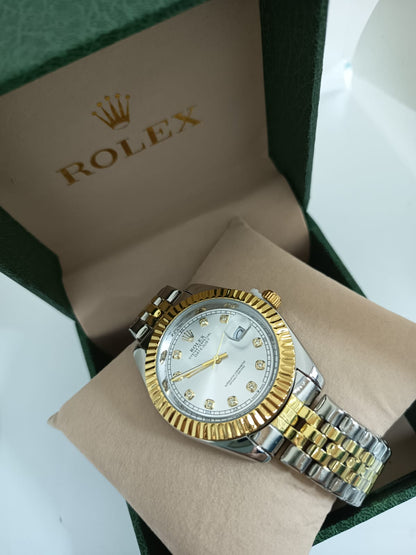 Rolex Date Just Presidencial  Imperial Fondo Blanco