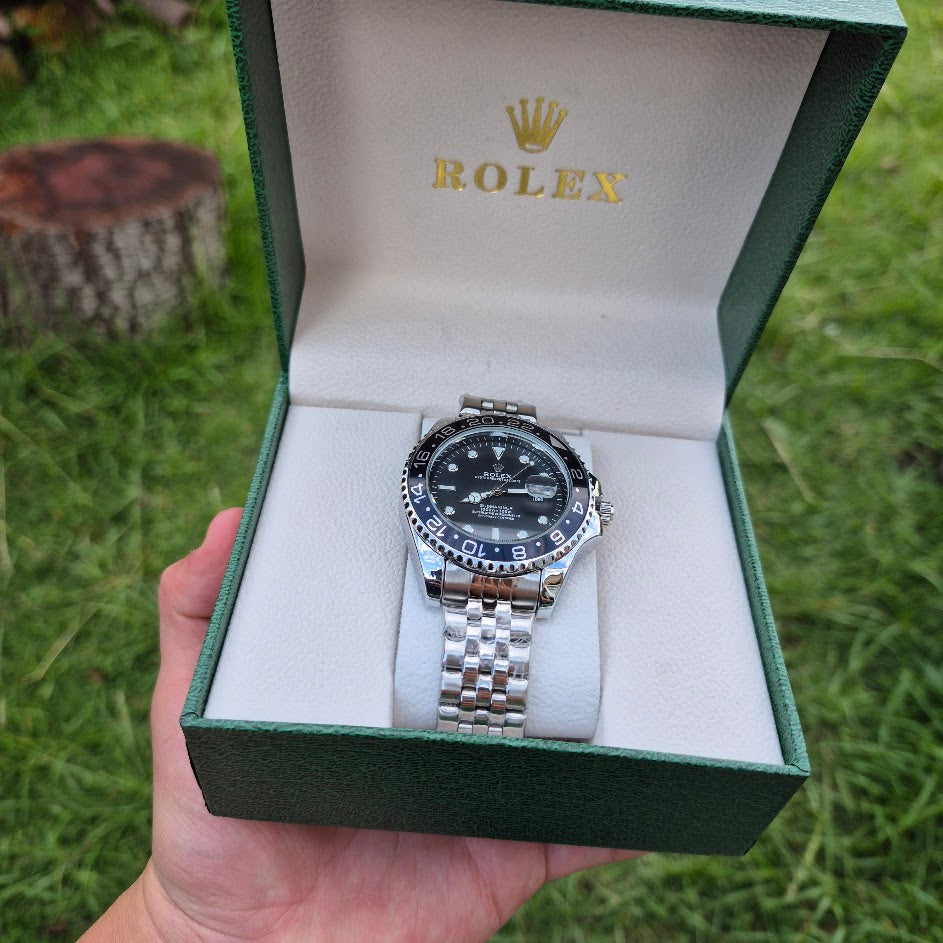 Rolex Submariner Jubilee Negro + Caja De Lujo Tipo Cofre