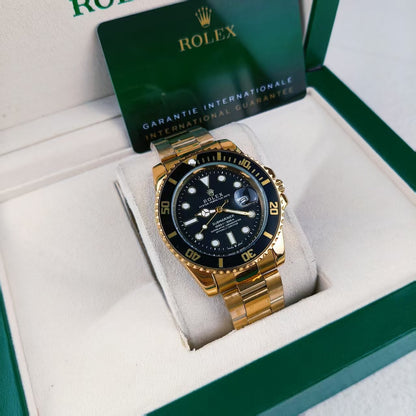 Rolex Semiautomatico Submariner Oyster Dorado - Negro