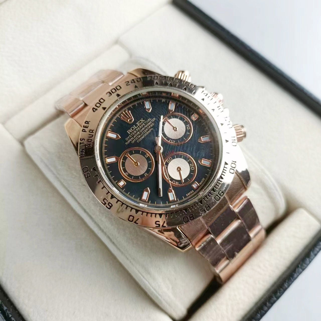 Rolex Oyster Daytona Oro Rosa Cara Negra