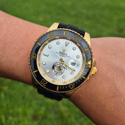 Reloj Rolex Goma Oyster Perpetual Blanco+ Caja Rolex GRATIS