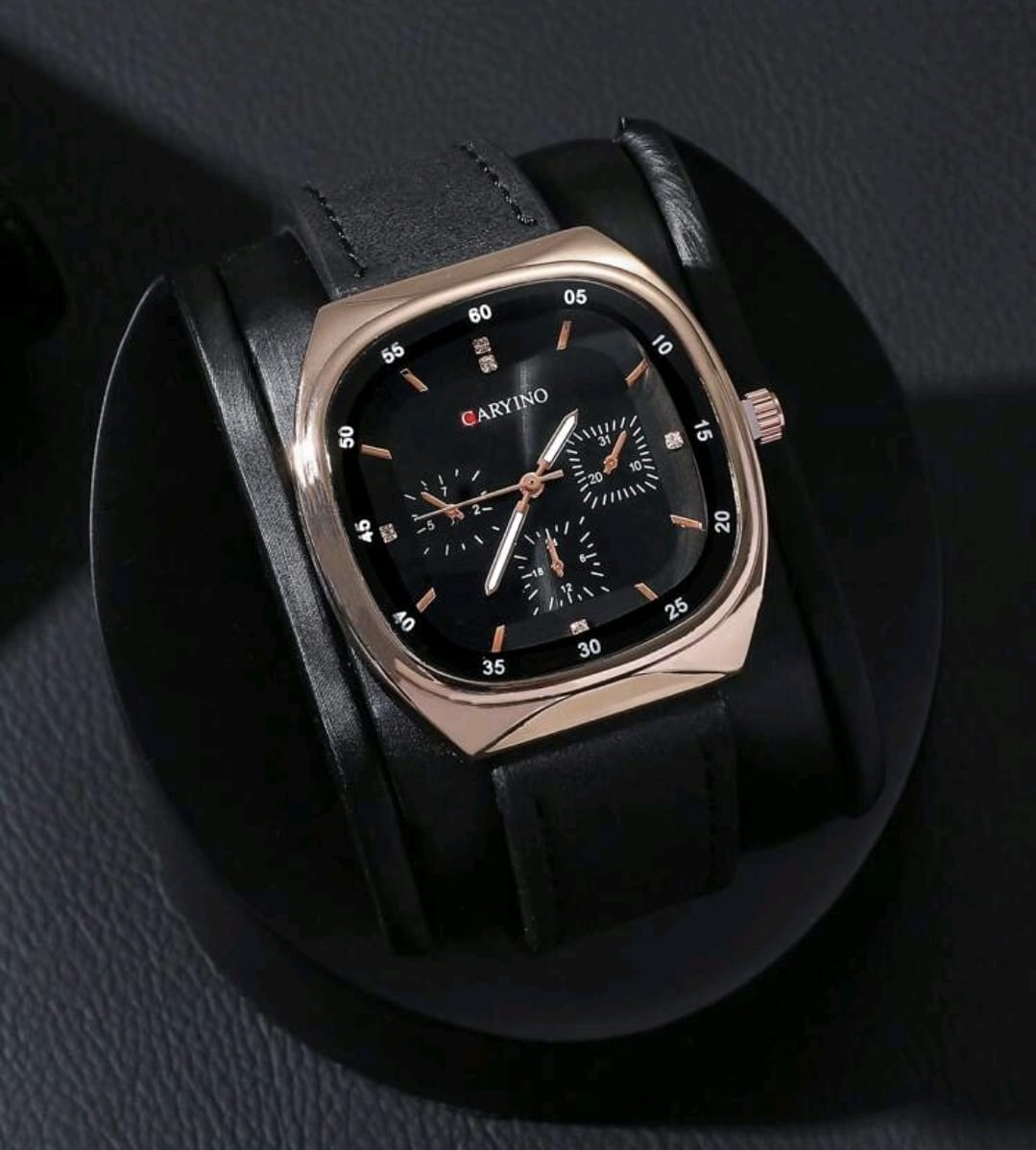 Reloj CARYINO Negro+ Boligrafo + Estuche GRATIS