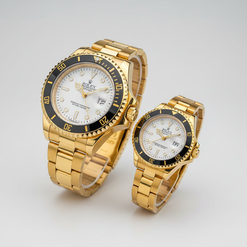 Relojes Rolex Pareja Submariner + Caja De Lujo GRATIS