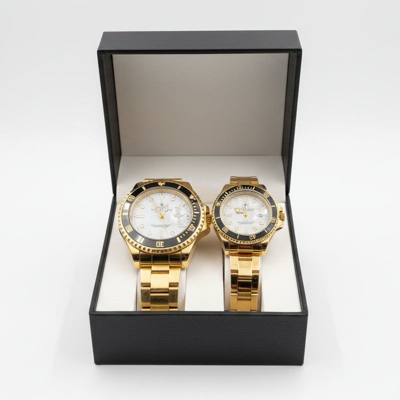 Relojes Rolex Pareja Submariner + Caja De Lujo GRATIS