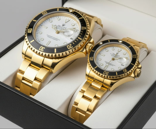 Relojes Rolex Pareja Submariner + Caja De Lujo GRATIS