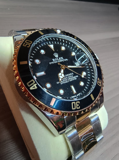 Reloj Rolex (Plateado/Dorado/Negro)