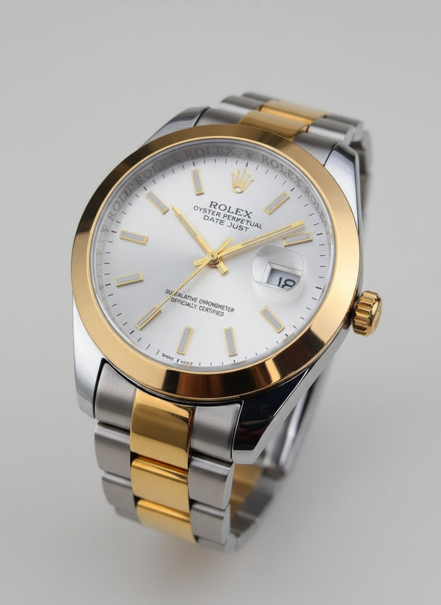 Rolex Day Just Oyster Perpetual Bicolor