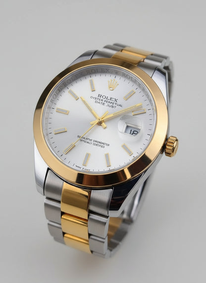 Rolex Day Just Oyster Perpetual Bicolor