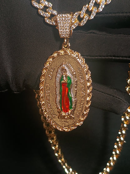 Cadena Con Dije Virgen Maria