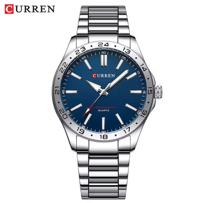 Reloj Curren 8452 Plateado-Azul