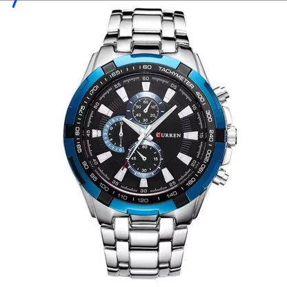 Reloj Curren 8023 Plateado-Azul