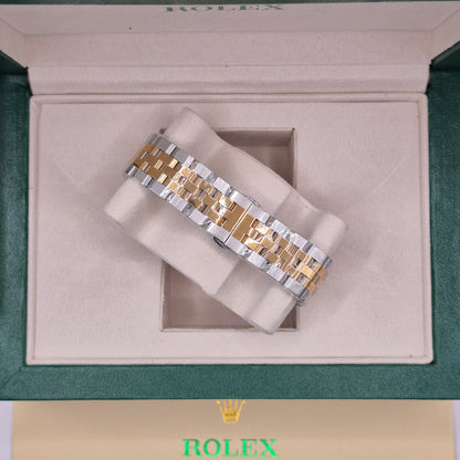 Rolex Land Dweller Automático Two Tone Dial Blanco