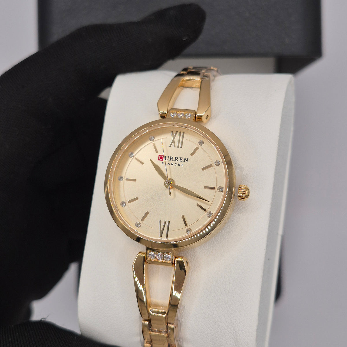 Reloj Curren Full Gold Zirconias