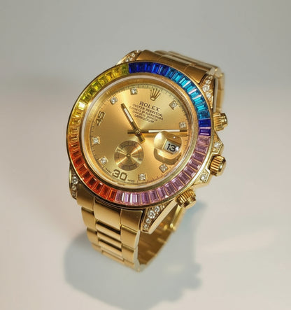 Rolex Submariner Dorado Arcoiris Cubano