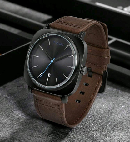 Reloj Tomi Cafe + Gafas De Sol + Estuche De Lujo