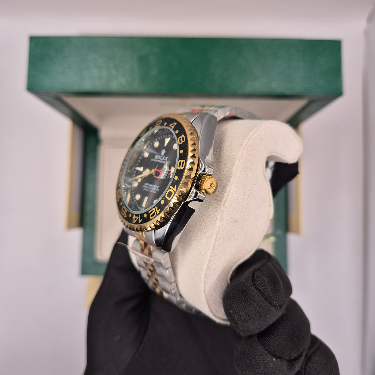 Rolex Semiautomatico Submariner Jubilee Two Tone Cara Negra