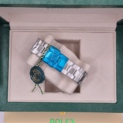 Rolex Daytona Semiautomático Tapa Transparente Full Silver Dial Tiffany