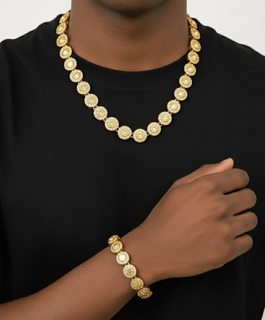 Cadena Perlas Circulares