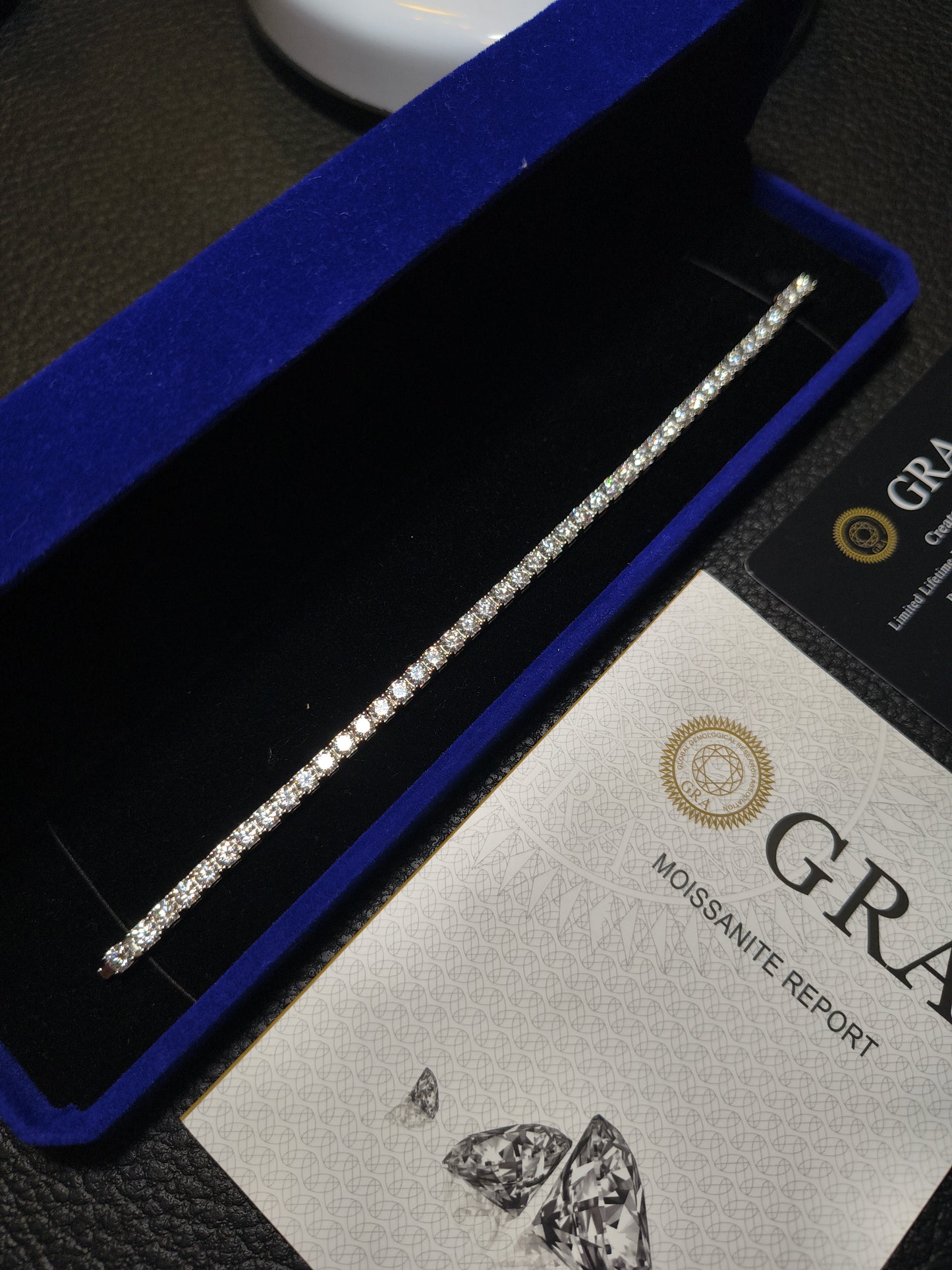 Pulsera Tennis 4mm - Plata 925 Moissanita VVS1