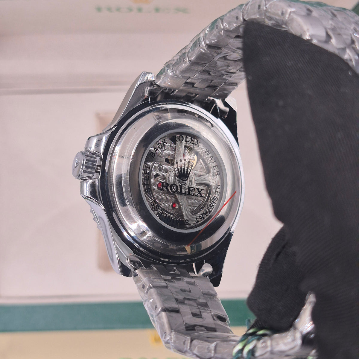 Rolex Semiautomatico Submariner Jubilee Plateado Negro