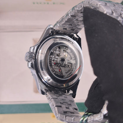 Rolex Semiautomatico Submariner Jubilee Plateado Negro