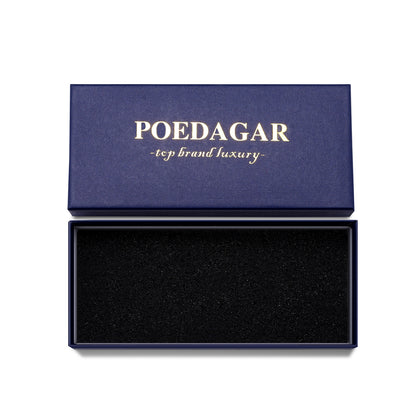 Reloj Poedagar Cuero (Cafe-Azul) + Caja Lujo Gratis