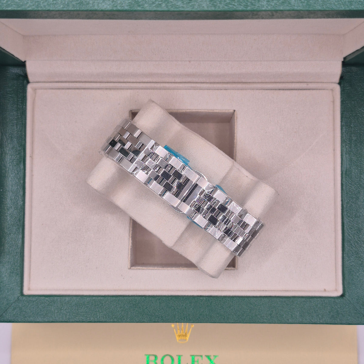 Rolex Land Dweller Automático Full Silver Dial Blanco