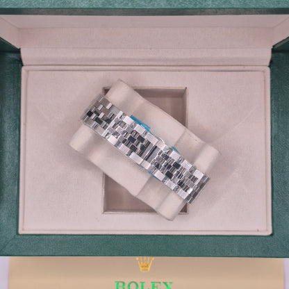 Rolex Land Dweller Automático Full Silver Dial Blanco