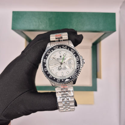 Rolex Semiautomatico Submariner Jubilee Plateado Blanco