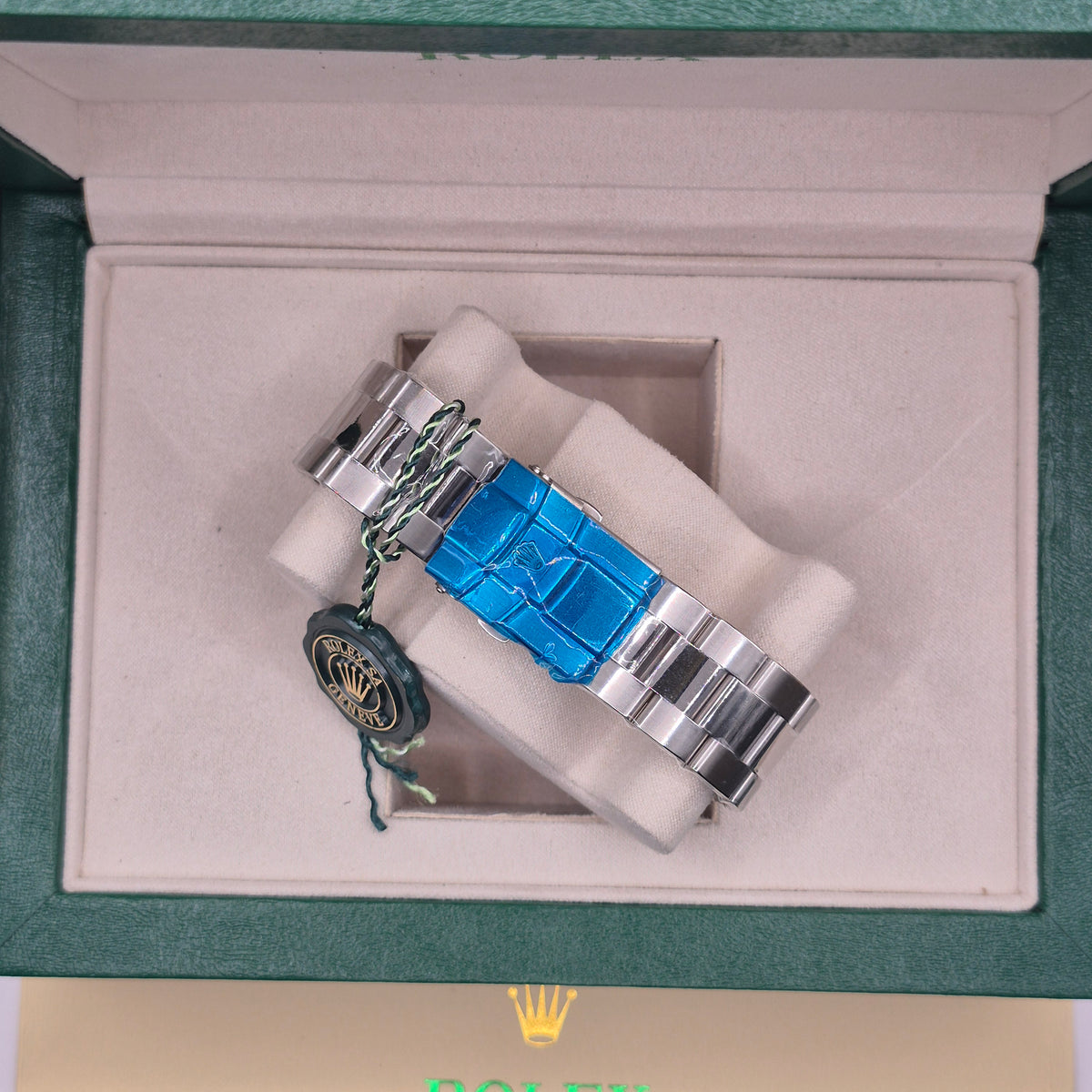 Rolex Submariner Automático Corazón Abierto Plateado  Dial Blanco