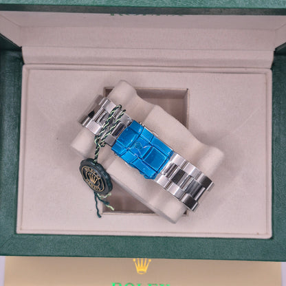 Rolex Submariner Automático Corazón Abierto Plateado  Dial Blanco