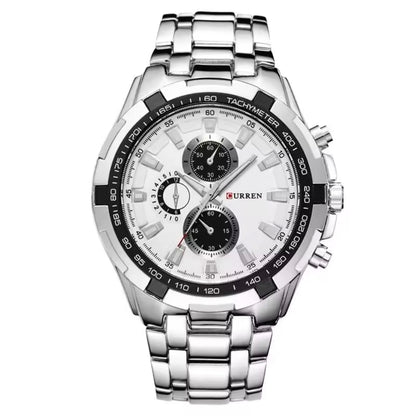 Reloj Curren 8023 Plateado-Blanco