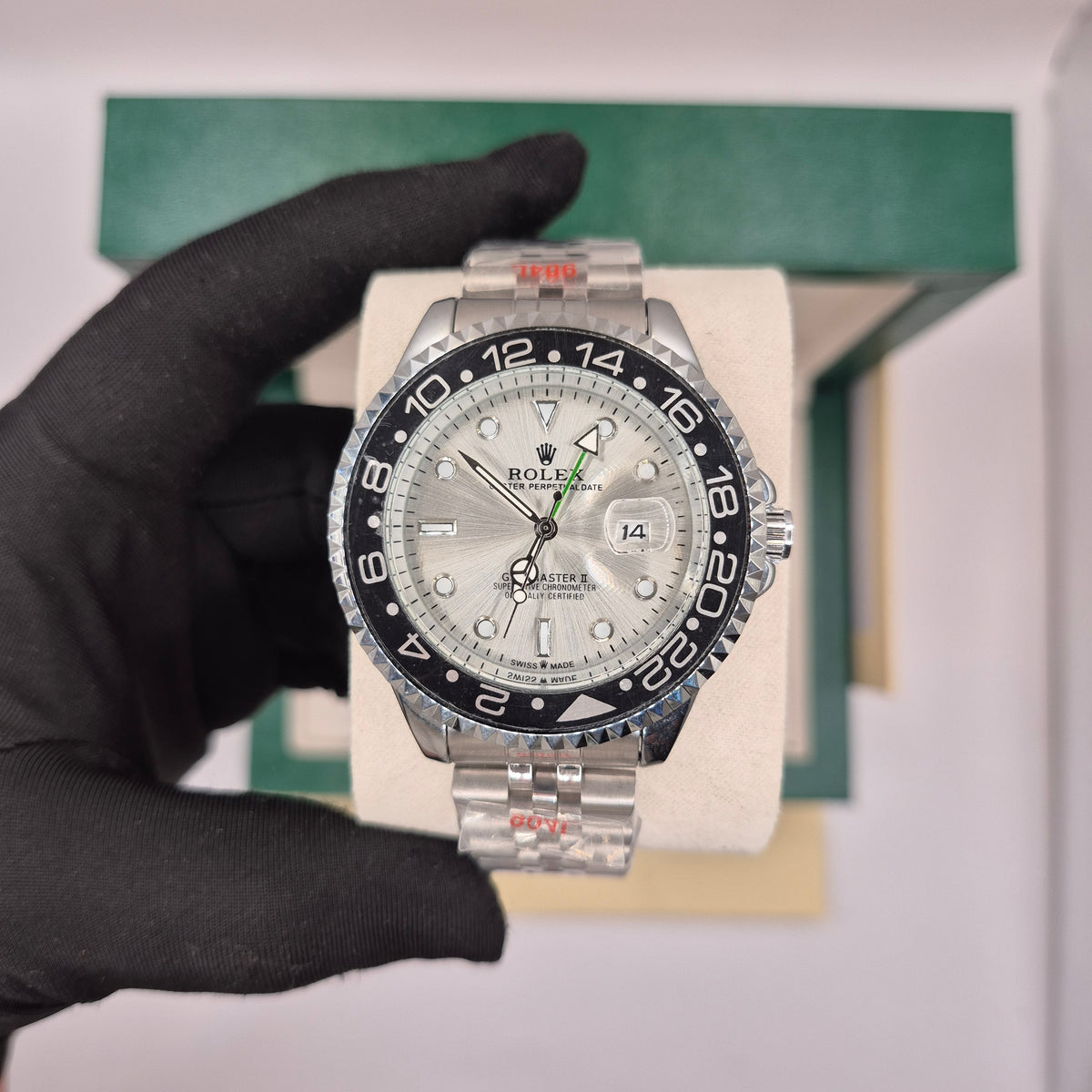 Rolex Semiautomatico Submariner Jubilee Plateado Blanco
